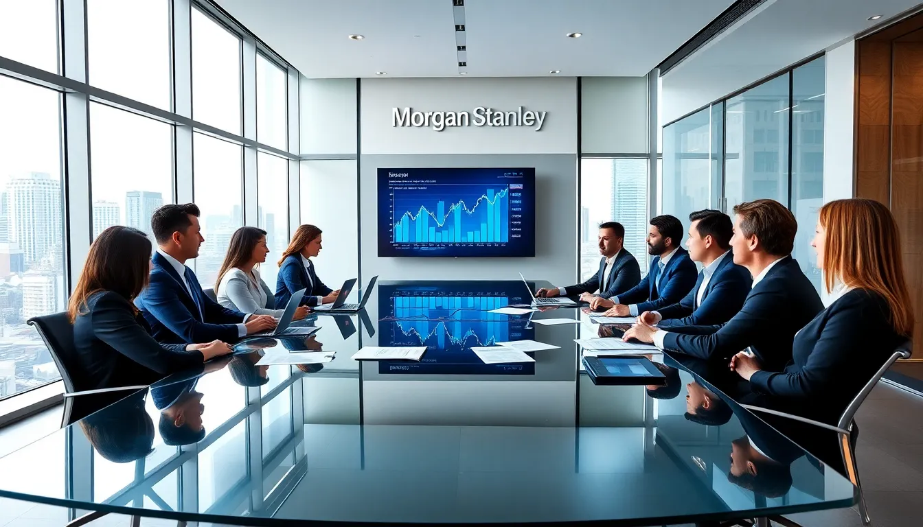 diverse team discussing real estate investment strategies in a modern office.